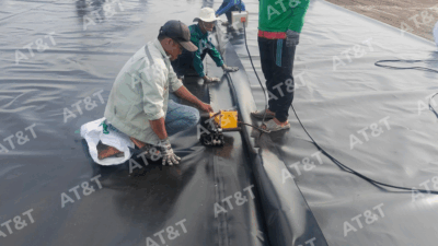 Thi công và bảo quản bạt chống thấm HDPE
