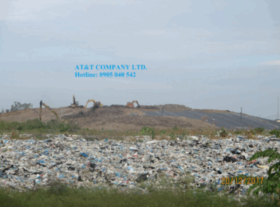 Thi công công trình phủ đỉnh bãi chôn lấp rác hợp vệ sinh số 1