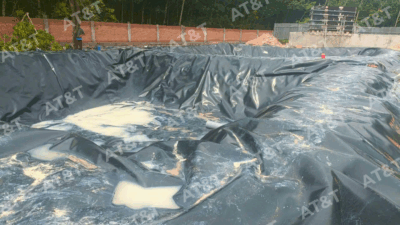 Thi công màng HDPE 1mm hồ chứa nước thải tại Lâm Đồng